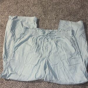 Light Blue Women's Wide Leg Pants